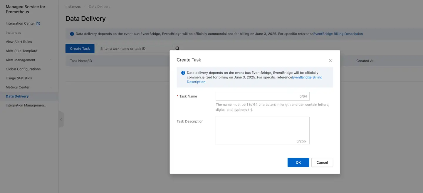 Create Delivery Task