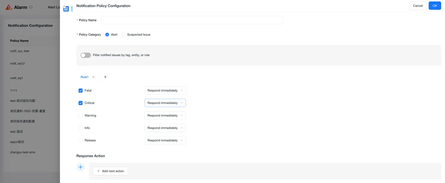 New Notification Configuration Example