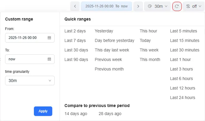 Refreshing Immediately